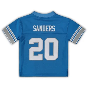 Barry sanders detroit lions mitchell ness infant 1996 retired legacy jersey Blue 24 MO