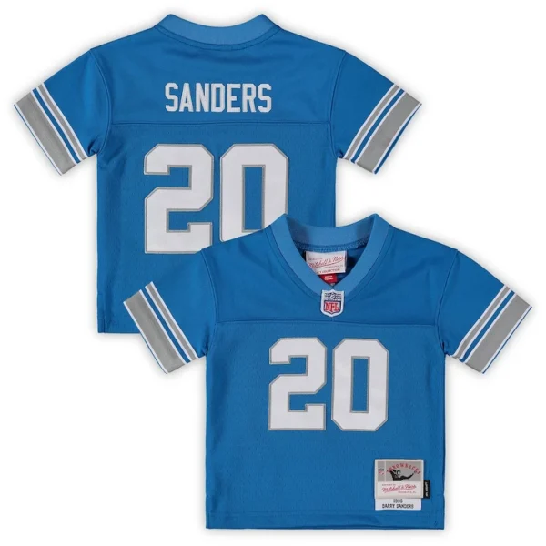 Barry sanders detroit lions mitchell ness infant 1996 retired legacy jersey Blue