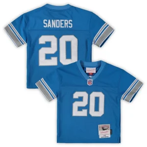 Barry sanders detroit lions mitchell ness toddler 1996 retired legacy jersey Blue
