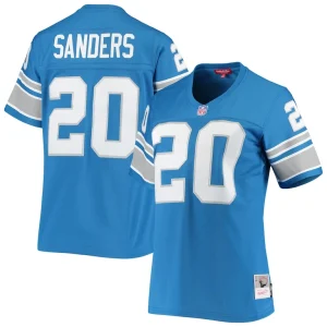 Barry sanders detroit lions mitchell ness womens 1996 legacy replica jersey Blue