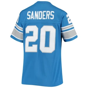 Barry sanders detroit lions mitchell ness womens 1996 legacy replica jersey Blue L