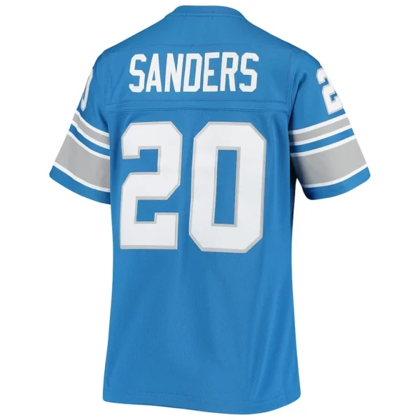 Barry sanders detroit lions mitchell ness womens 1996 legacy replica jersey Blue L