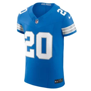 Barry sanders detroit lions nike retired player vapor f.u.s.e. elite jersey Blue 44