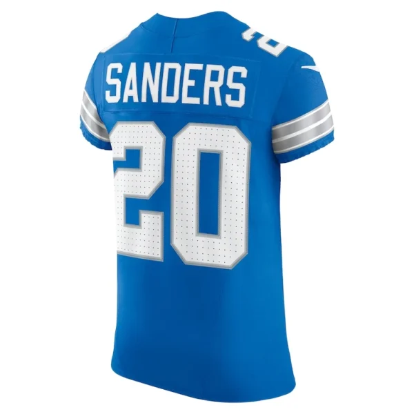 Barry sanders detroit lions nike retired player vapor f.u.s.e. elite jersey Blue 48