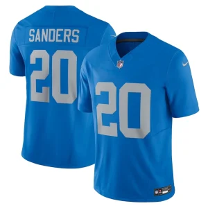 Barry sanders detroit lions nike vapor f.u.s.e. alternate limited jersey Blue