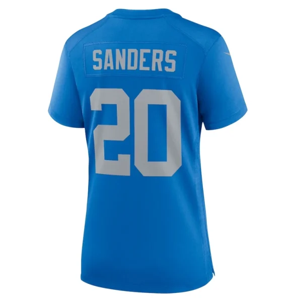 Barry sanders detroit lions nike womens alternate game jersey Blue L