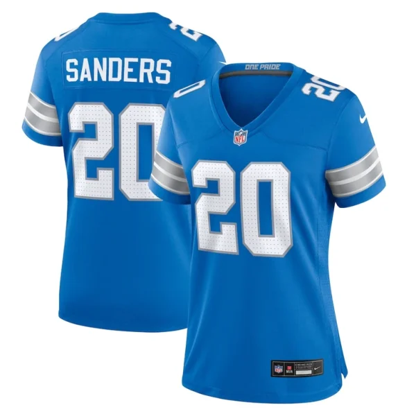 Barry sanders detroit lions nike womens retired player game jersey Blue