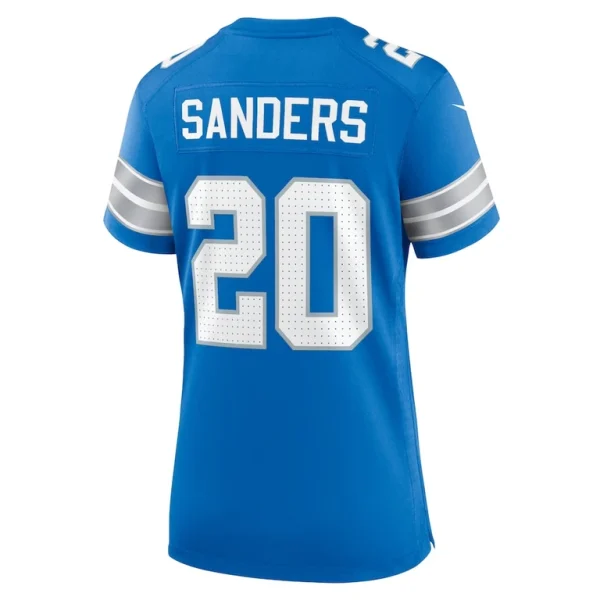 Barry sanders detroit lions nike womens retired player game jersey Blue L