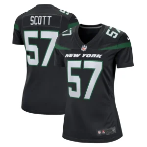 Bart scott new york jets nike womens retired player jersey Black