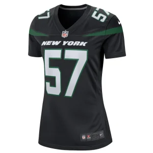 Bart scott new york jets nike womens retired player jersey Black M