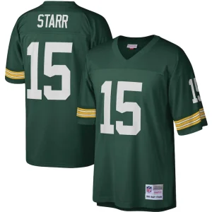 Bart starr green bay packers mitchell ness legacy replica jersey Green