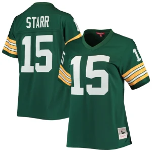 Bart starr green bay packers mitchell ness womens 1967 legacy replica player jersey Green