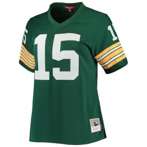 Bart starr green bay packers mitchell ness womens 1967 legacy replica player jersey Green M