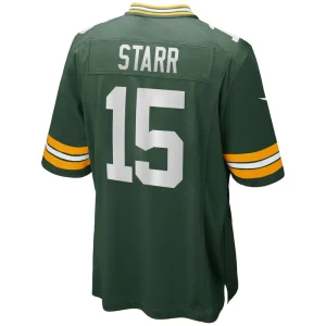 Bart starr green bay packers nike game retired player jersey Green L