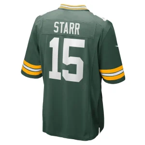 Bart starr green bay packers nike retired player game jersey Green L
