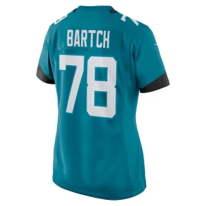 Ben bartch jacksonville jaguars nike womens game jersey Teal L