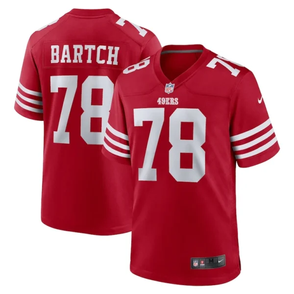 Ben bartch san francisco 49ers nike game jersey Scarlet