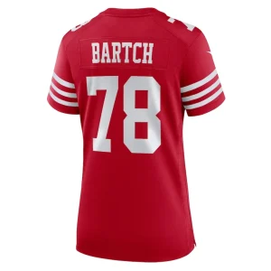 Ben bartch san francisco 49ers nike womens game jersey Scarlet L