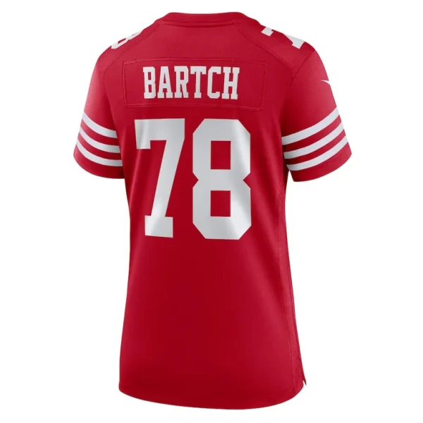 Ben bartch san francisco 49ers nike womens game jersey Scarlet L