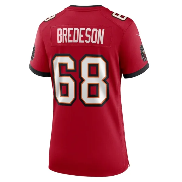 Ben bredeson tampa bay buccaneers nike womens game jersey Red L