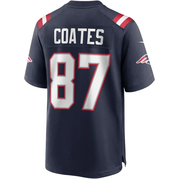 Ben coates new england patriots nike game retired player jersey Navy L