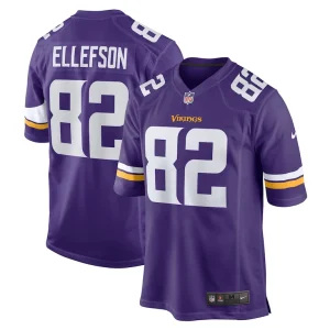 Ben ellefson minnesota vikings nike game jersey Purple