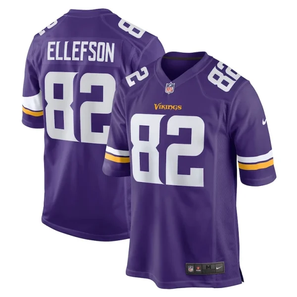Ben ellefson minnesota vikings nike game jersey Purple