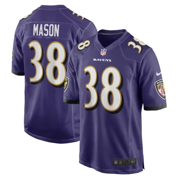 Ben mason baltimore ravens nike game jersey Purple
