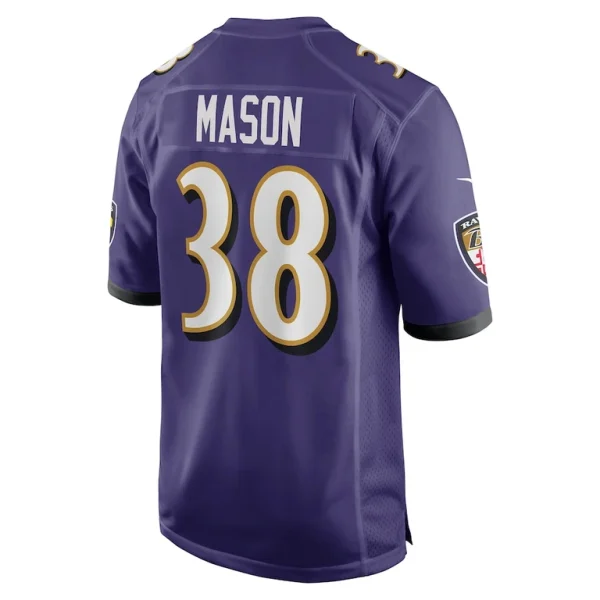 Ben mason baltimore ravens nike game jersey Purple L