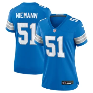 Ben niemann detroit lions nike womens team game jersey Blue