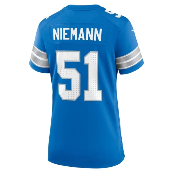 Ben niemann detroit lions nike womens team game jersey Blue L