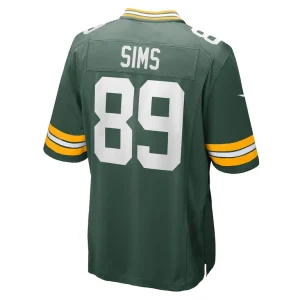 Ben sims green bay packers nike team game jersey Green L