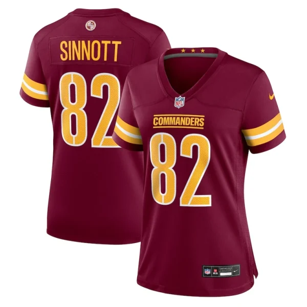 Ben sinnott washington commanders nike womens game jersey Burgundy