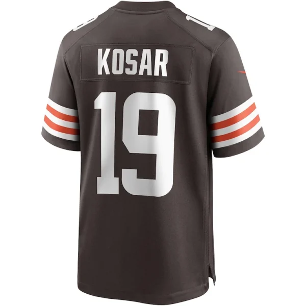 Bernie kosar cleveland browns nike game retired player jersey Brown L