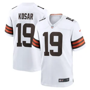 Bernie kosar cleveland browns nike retired player game jersey White