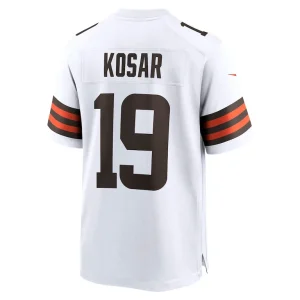 Bernie kosar cleveland browns nike retired player game jersey White L
