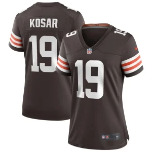 Bernie kosar cleveland browns nike womens game retired player jersey Brown