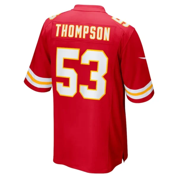 Bj thompson kansas city chiefs nike game jersey Red L
