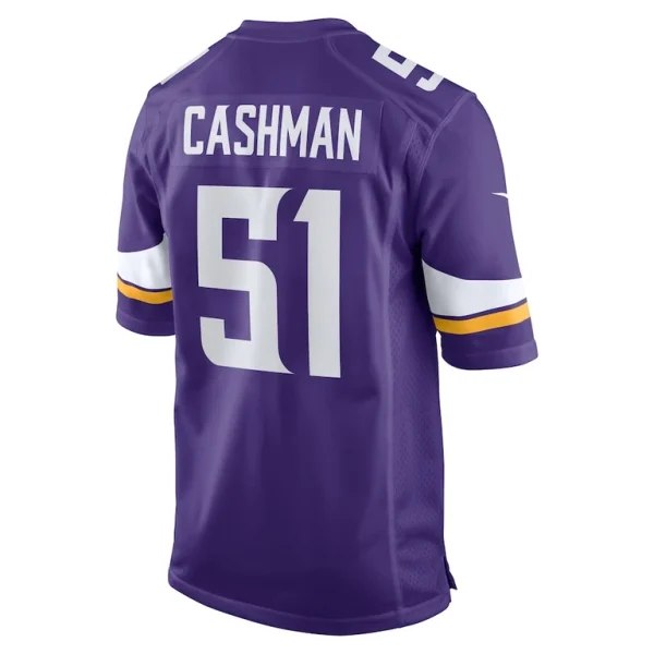 Blake cashman minnesota vikings nike team game jersey Purple L