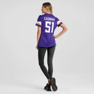 Blake cashman minnesota vikings nike womens team game jersey Purple 2XL