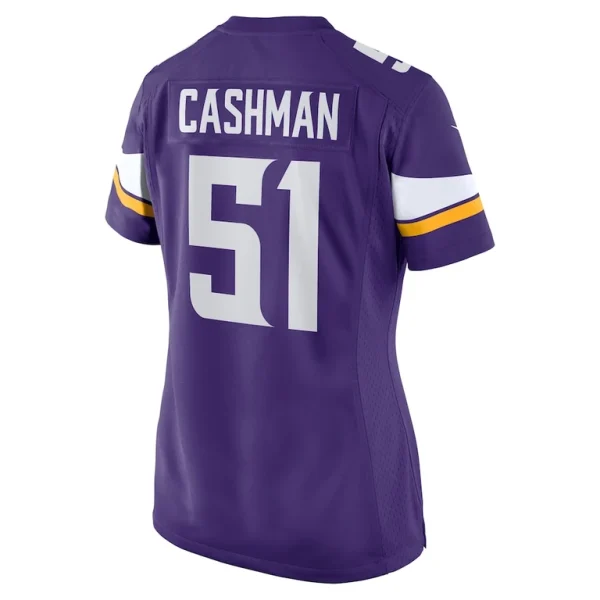 Blake cashman minnesota vikings nike womens team game jersey Purple L