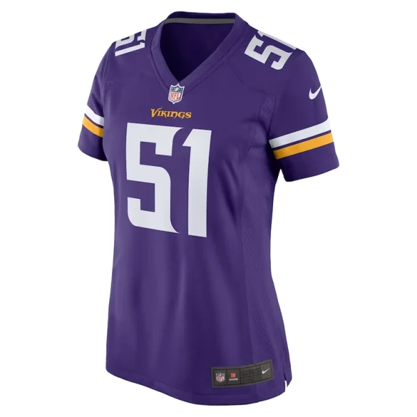 Blake cashman minnesota vikings nike womens team game jersey Purple M