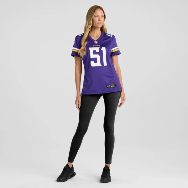 Blake cashman minnesota vikings nike womens team game jersey Purple XL