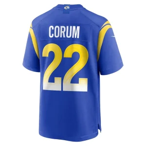 Blake corum los angeles rams nike game player jersey Royal L