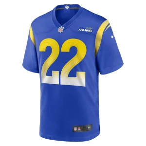 Blake corum los angeles rams nike game player jersey Royal M