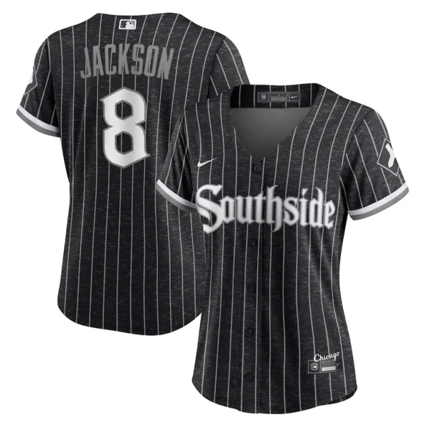 Bo jackson chicago white sox nike womens city connect replica player jersey Black