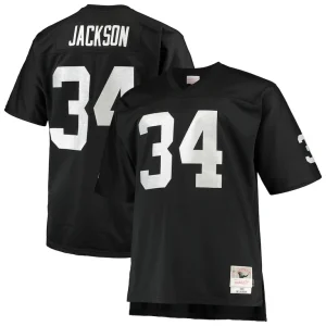 Bo jackson las vegas raiders mitchell ness big tall 1988 retired player replica jersey Black