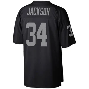 Bo jackson las vegas raiders mitchell ness legacy replica jersey Black L