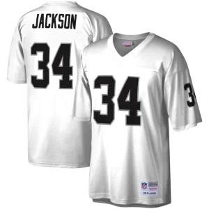 Bo jackson las vegas raiders mitchell ness legacy replica jersey White