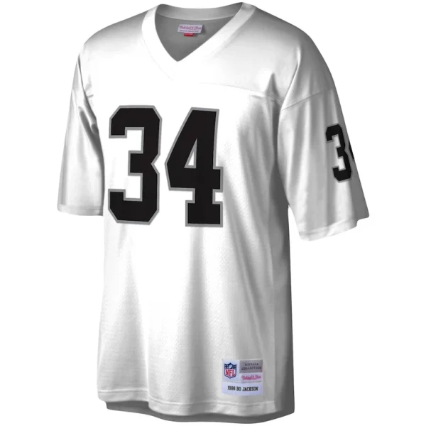 Bo jackson las vegas raiders mitchell ness legacy replica jersey White M